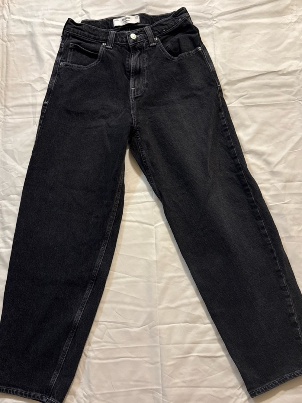 Hollister Men's Black Relaxed Fit Jeans